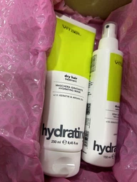 Маска Vitael Dry Hair Hydrating 250 мл + Термозахист 10в1 Vitael Dry Hair Spray Cream 150 мл