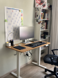 Стол с электрорегулировкой высоты 120 X 60 см Flexi Desk Black Matte 27884 фото от покупателей 11