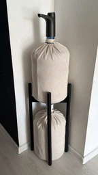 Подставка для бутылей с водой WoodDecor в черном цвете