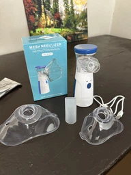 Портативный ультразвуковой ингалятор небулайзер Mesh Nebulizer для детей и взрослых, ручной для дыхательной терапии фото от покупателей 18