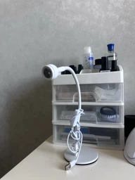 Лампа для маникюра ультрафиолетовая Clip on UV Lamp 365nm + 395nm фонарик наращивания ногтей, USB, 360°, Черный