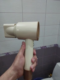 Фен для волос профессиональный Super Hair Dryer 5в1 белый + золотистый