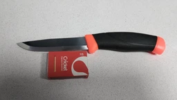 Туристичний ніж із чохлом Morakniv Companion (S) Hi-Vis Orange Нержавіюча сталь (11824)