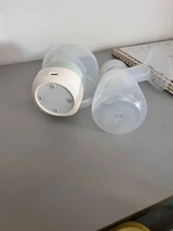 Молоковідсмоктувач електричний портативний бездротовий акумуляторний потужний з акумулятором молоковідсмоктувачі стимуляція лактації бездротовий для годування з двома пляшечками 2в1 фото від покупців 9