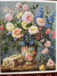 Картина по номерам Цветочная фантазия ©art_selena_ua 40x50 KHO3283 Идейка фото от покупателей 1