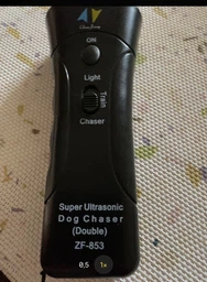 Отпугиватель собак Super Ultrasonic Dog Chaser ультразвук для собак - устройство для отпугивания, фонарик, + функция тренировки, черный (Double) фото от покупателей 5