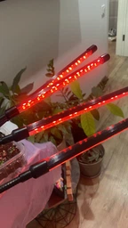 Фитолампа для растений на 4 ветки светодиодная LED с таймером USB 20Вт, настольная лампа для роста и цветения, комнатных и тепличных растений с клипсой-зажимом и USB питанием, красный, фиолетовый и синий свет Черная LP-418 фото от покупателей 14