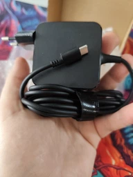 Мережевий зарядний пристрій для (ноутбука, планшета) 45W, 20V, 2.25A з вбудованим кабелем Type-C фото від покупців 3