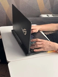 Приставной стол на колесах с регулировкой высоты RZTK Desk Compact 2 700 х 400 мм White фото от покупателей 7