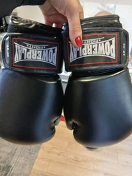 Боксерські рукавички тренувальні PowerPlay 3004 чорні 12 унцій