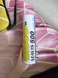 Набор нейлоновых воланов для бадминтона Yonex Mavis 500 6 шт белые NE-MAV-500W фото от покупателей 3