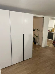 Шафа для одягу 3-дверна 150 см IDEA Д-122 Аляска Біла фото от покупателей 3
