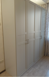 Шафа PAX 200x60x236 IKEA 393.041.28 білий/світло-бежевий фото від покупців 2