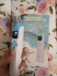 Електронний аспіратор назальний потужний для носа Electric Baby Nasal Aspirator соплеотсос електричний для новонароджених дітей з музикою білий
