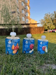 Дитяче пюре Gerber Яблуко та персик 90 г (7613036345460)