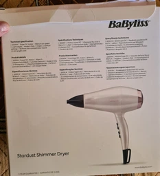 Фен для сушки волос BaByliss 5914PE Stardust Shimmer 2000 Вт ионизация Белый фото от покупателей 2