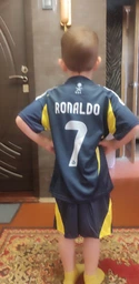 Форма футбольна дитяча C.Ronaldo (Роналдо) 7 Al Nasr (Аль-Наср) 24/25, р. 22 зріст 120-130см. темно-синя фото від покупців 1