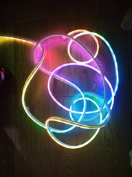 Неоновая лента 10 метров управления с телефона LED Neon Rope Light гибкая умная светодиодная подсветка USB Bluetooth IP68 (LONGITUD)