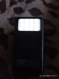 Повербанк большой емкости 100000mAh 22.5W Hoco DB03 Endure с фонариком 6хUSB/2хType-C