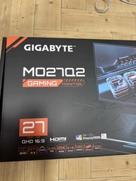 Монитор 27" Gigabyte MO27Q2 Gaming Monitor -- 2560x1440 (2K QHD) QD-OLED / 240 Гц / 0.03 мс / 10 bit / VESA DisplayHDR True Black 400 / KVM / Speaker 5W x 2