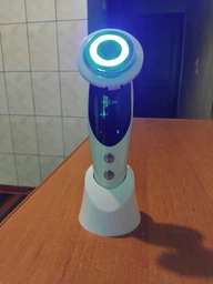 Микротоковый массажер для лица и шеи 7 режимов RF-лифтинг EMS с микротоками от отеков лифтинг и тонус кожи для омоложения фото от покупателей 12