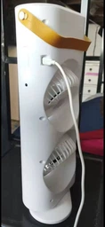 Мини кондиционер USB двойной с подсветкой 3в1 360° настольный вентилятор компактный для увлажнения воздуха охладитель для комнаты офиса дачи фото от покупателей 4