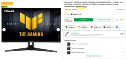 Монитор 27" ASUS TUF Gaming VG27AQ5A (90LM0BN0-B01371) -- 2К QHD / Fast IPS / 210Hz / 1ms(GTG) / 95% DCI-P3 / HDR10 / FreeSync Premium / G-Sync / Shadow Boost / встроенные динамики фото от покупателей 6