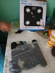 Напольные умные фитнес весы до 180кг, с Bluetooth, A-8003, Черный