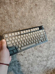 Механічна клавіатура AULA F75 MAX ігрова з екраном Black Gradient (RGB, Bluetooth/2.4G/USB-C, Hotswap, Gasket Mount) фото від покупців 1