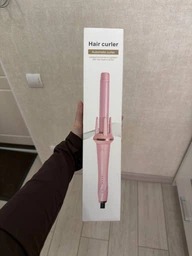 Плойка для локонов Automatic Curler Model: SJ-688, 48W автоматическая стайлер - бигуди для волос розовая фото от покупателей 1