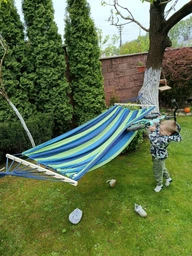 Двухместный садовый гамак Gardlov 21078, 260х160см фото от покупателей 1