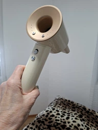 Фен для волос профессиональный Super Hair Dryer 5в1 белый + золотистый фото от покупателей 2
