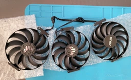 Вентилятор кулер для видеокарты ASUS RX 6700 6800 6900 6950 XT TUF (orgnl) Champion CF1010U12D (CF1010U12S T129215SU T129215BU FDC10U12S9-C FDC10U12D9-C) комплект 3 шт (№338.8) фото от покупателей 1