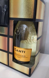 Вино игристое Canti Prosecco Millesimato белое экстра-сухое 0.75 л 10,5% + 2 бокала в подарочной упаковке (8005415063383_8005415050703) фото от покупателей 1