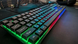 Клавиатура проводная Holmer K-01GS RGB Backlight USB Black фото от покупателей 4