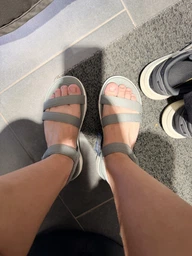Женские сандалии Skechers 141509 SAGE 38 (8US) 25 см Серые (199025911702)
