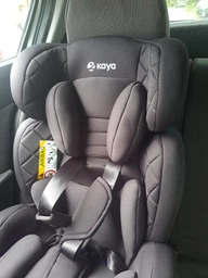 Детское автокресло Kaya Pulse PP-1240 Melange Black 9–36 кг (группа 1/2/3), универсальное, черное фото от покупателей 2