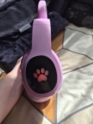 Беспроводные наушники детские ATD CAT EAR L400 с кошачьими ушками LED подсветкой Bluetooth 5.0 microUSB встроенным микрофоном радио Black фото от покупателей 2