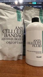Антицеллюлитные обертывания + жидкость с охлаждающим эффектом Hillary Anti-cellulite Cooling Effect (12 процедур) HI-11-523 фото от покупателей 1
