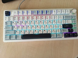 Клавиатура проводная AULA F75 Pink Switch USB White (6978080504883) фото от покупателей 1