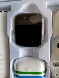 Смарт-часы T55 PRO MAX с двумя ремешками + беспроводные наушники White (17646)