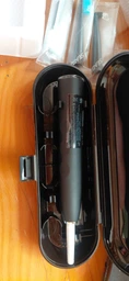 Звукова електрична зубна щітка Seago SG575 Black з 5 насадками, 40000 пульсацій/хв, 5 режимів, акумулятор 1500 мАг, дорожній бокс
