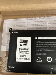 Аккумулятор PowerPlant для ноутбуков Dell XPS 15 9500 (69KF2) 11.4V 7167mAh (NB442133)