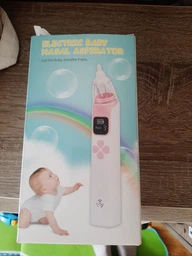 Електронний аспіратор назальний потужний для носа Electric Baby Nasal Aspirator соплеотсос електричний для новонароджених дітей з музикою білий фото від покупців 18