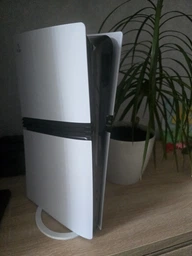 Вертикальна підставка для PlayStation 5 Slim: Стильний та функціональний аксесуар Біла фото від покупців 2