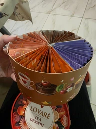 Десертная коллекция пакетированного чая Lovare Тea Dessert 4 вида по 8 шт (4823115406187)