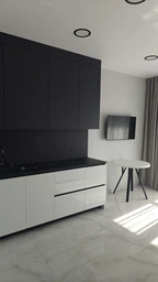 Стол кухонный круглый RoMax Lite 90 см Loft Дуб Эндгрейн/Черный