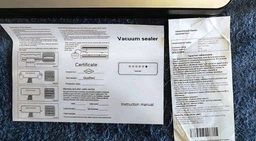 Вакууматор побутовий для продуктів їжі Vacuum Sealer 120W вакууманий пакувальник автоматичний + 10 пакетів фото от покупателей 13