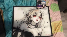 Стеклянный игровой коврик для мыши 490×420 мм Vampire Kiss glass pad из закаленного стекла 3 мм гласпад со сплошной силиконовой основой 1 мм совместим с Optical и Laser мышами, XL хардпад стеклопад glasspad Selerity Білий 49×42 см (999689)