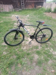 Велосипед Crossbike Next 2025 29" 20" Чорний-Зелений